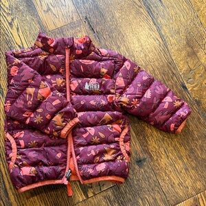 REI Kids' Reversible Puffer Jacket - Purple and Orange